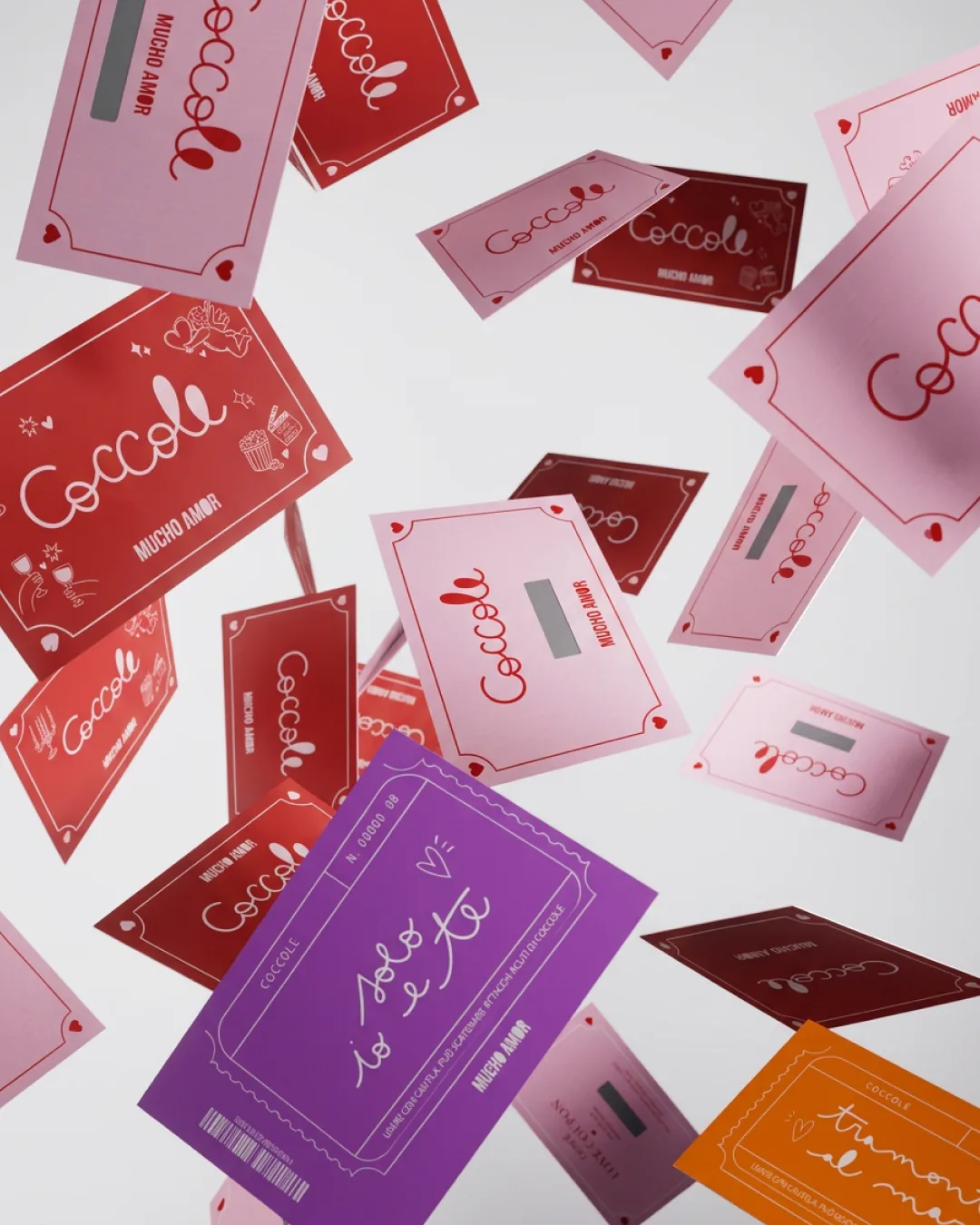 Coccole Mucho Amor, pass per la coppia: buoni regalo per la coppia in tanti colori
